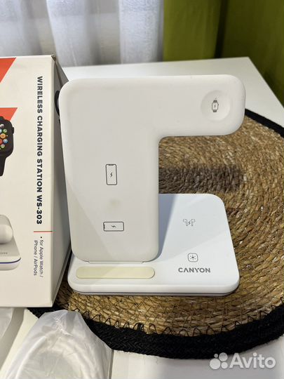 Быстрая беспроводная одновременная зарядка 3-х ус