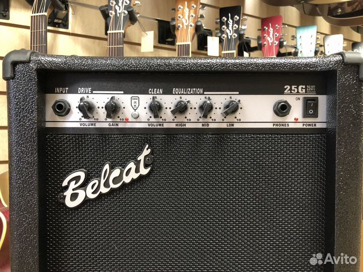 Гитарный комбоусилитель, Belcat 25G, 25Вт