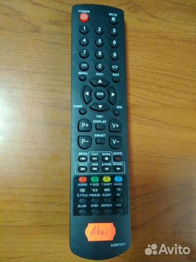 Пульт Akai A3001011 для телевизора