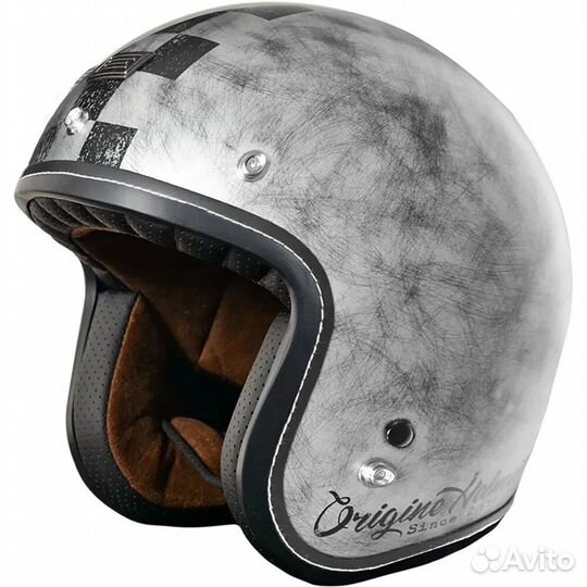 Origine Primo Scacco open face helmet Серебристый