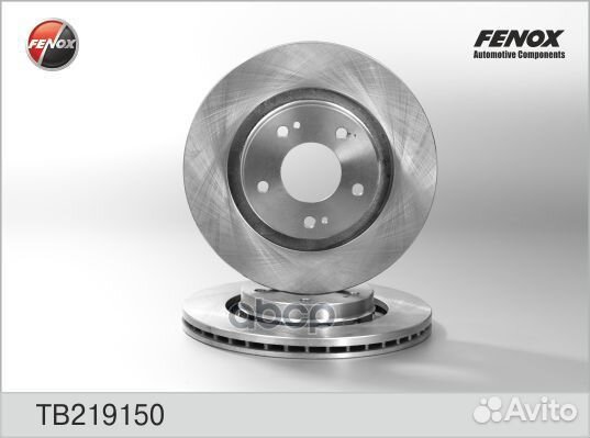 Диск тормозной перед прав/лев TB219150 fenox