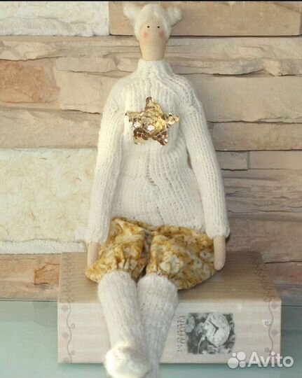 Кукла интерьерная тильда