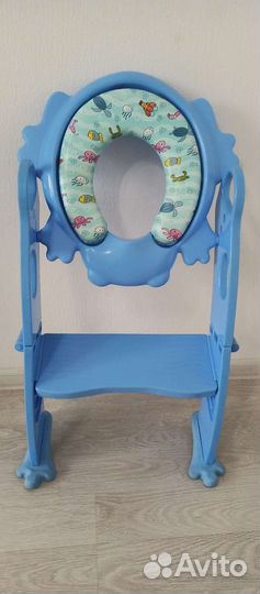 Сидушка на унитаз со ступенькой