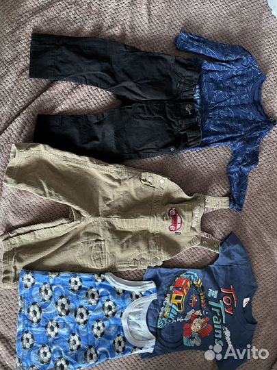 Детские вещи пакетом на мальчика 74 80