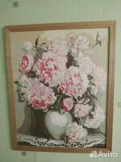 Пионы в вазе