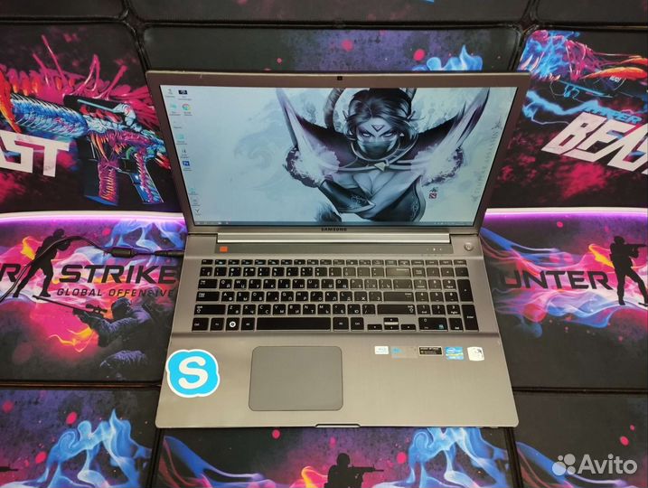 Игровой Samsung 17'3 i7 4GB видео 12GB озу SSD