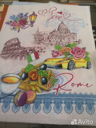 Вафельные полотенца на кухню, баню и на пляж