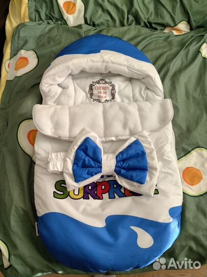 Конверт на выписку для мальчика осень