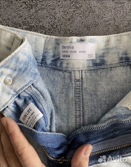 Джинсовые шорты bershka
