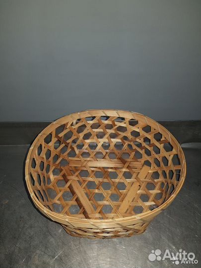 Плетеная корзинка из натуральной лозы 21.5*19.5*8
