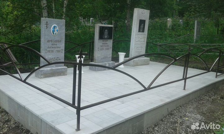 Благоустройство могил. Памятники