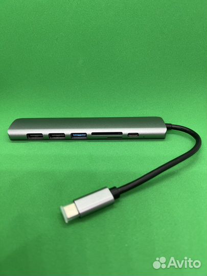 Новый адаптер usb type c 7 в 1 thunderbolt