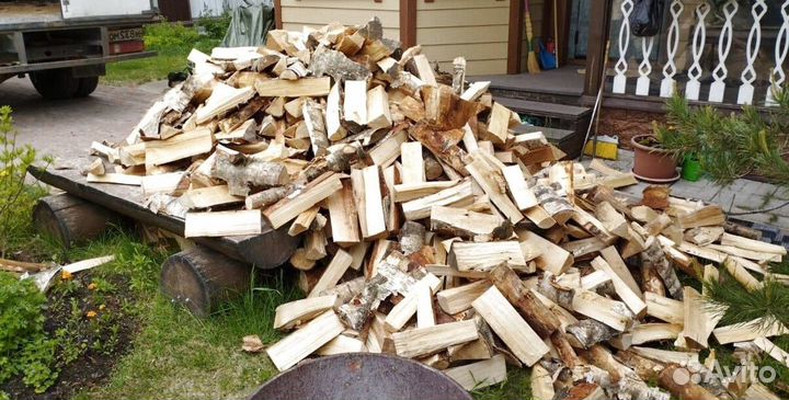 Дрова любые сухие в укладку качественные