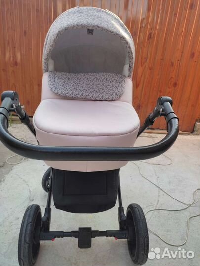 Коляска 2 в 1 indigo эко кожа