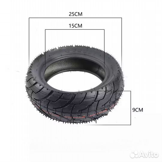 Покрышка 10x3 (80/65) для Kugoo G1 и других