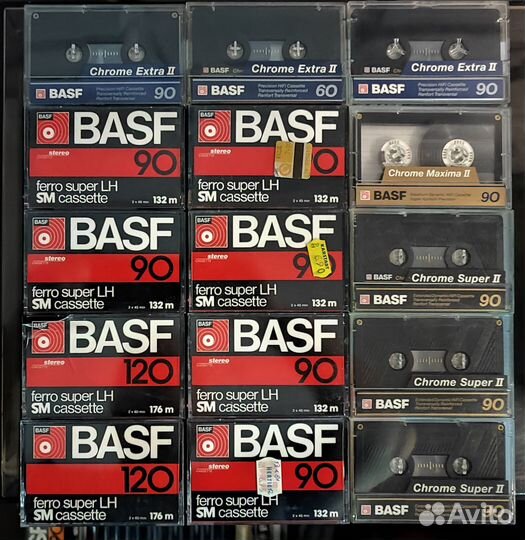 Аудиокассеты basf maxel fuji и другие