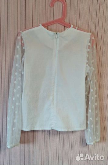 Блузка для девочки (школьная форма)