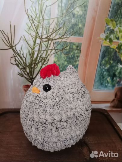 Курочка мягкая игрушка вязаная
