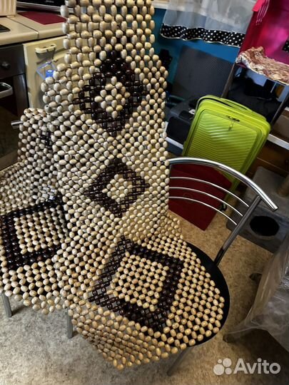 Массажная накидка в автомобиль из дерева