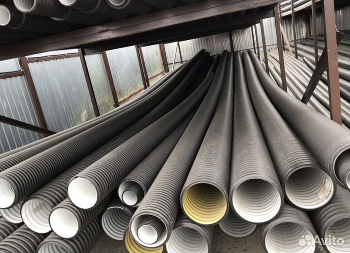 Труба в канаву на заезд