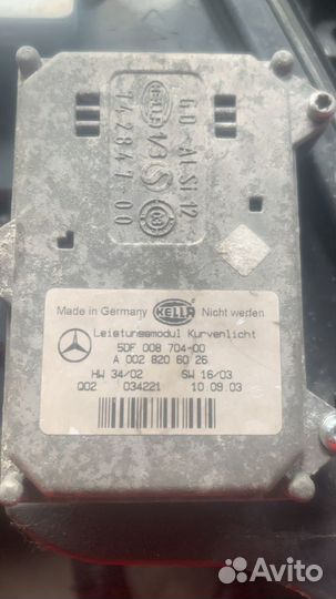 Mercedes ML W164 фара передняя прав, лев биксенон