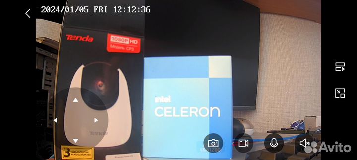 Камера видеонаблюдения Tenda CP3 поворотная ip