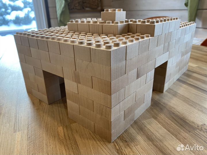 Lego конструктор натуральное дерево