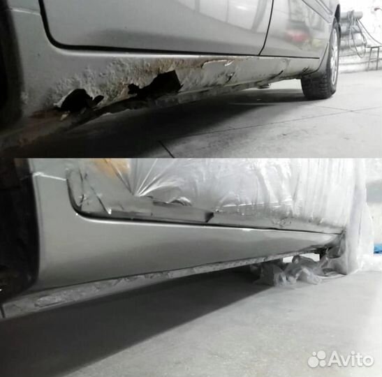 Пороги и арки Renault Logan 1 Рено Логан 2