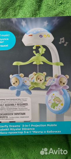 Мобиль на кроватку fisher price