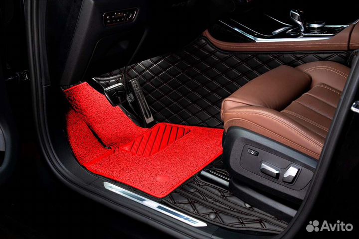 3D Коврики Volkswagen Touareg из Экокожи