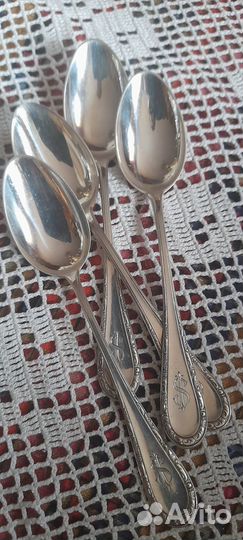 Чайные ложки серебро