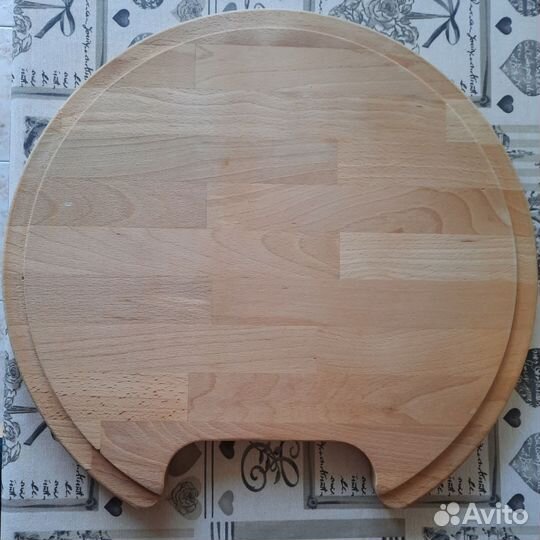 Разделочная доска дерево круглая