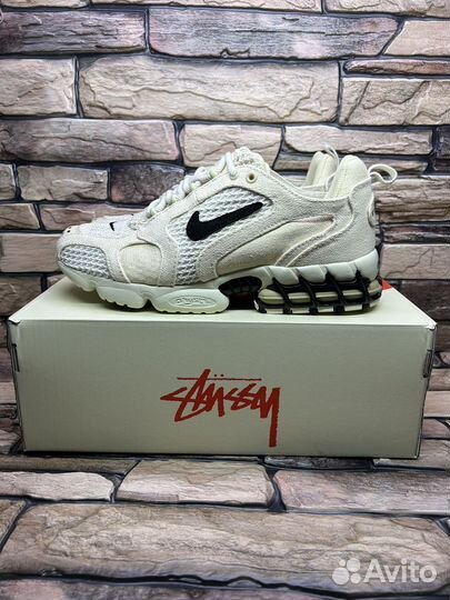 Кроссовки nike air spiridon stussy beige 41-45