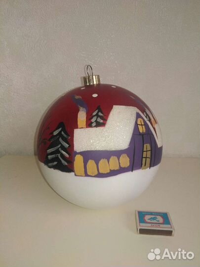 Новогодний шар, мега размера