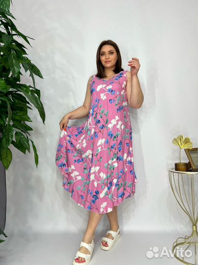 Летний сарафан, один размер на 48- 58