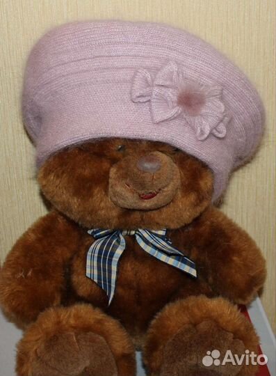 Берет шапка женская зимняя ангора