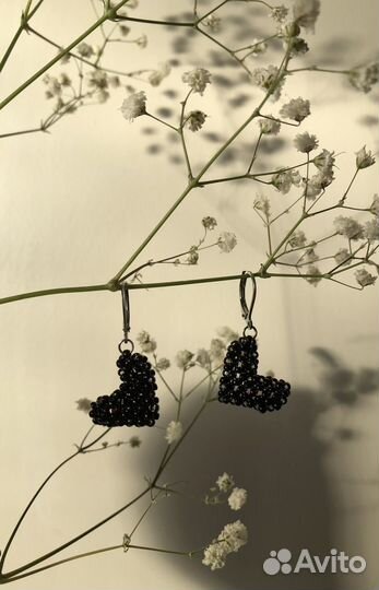 Серьги из бисера