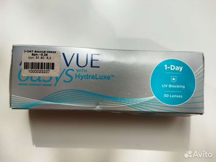 Линзы контактные acuvue oasys 1 day