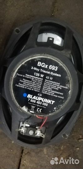 Колонки динамики блины blaupunkt gtx 693mk