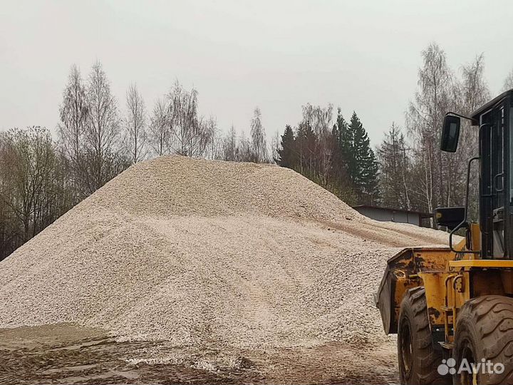 Щебень,Песок
