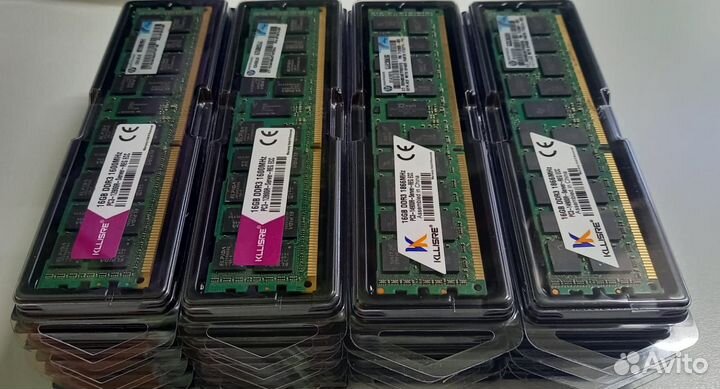 Серверная ECC / DDR3 / DDR4 / 8Gb 16Gb 32Gb 64Gb