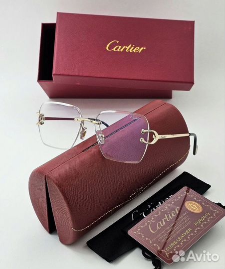 Очки имиджевые женские Cartier