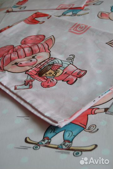 Постельное в детскую кроватку 120/60