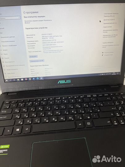Ноутбук asus m570dd-dm179t