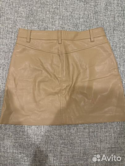 Кожаная юбка zara S