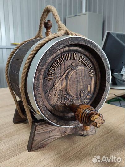 Дубовая бочка на 5 литров новая