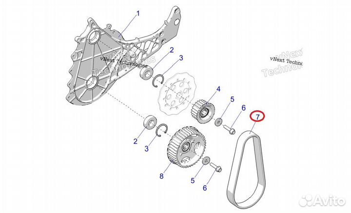 2208750 Ремень кпп Quick Drive 2 (QD2) Для Polaris axys, matryx