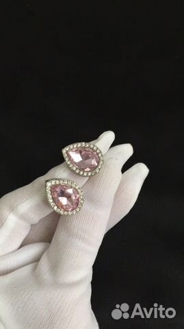 Клипсы винтаж. Чехословакия