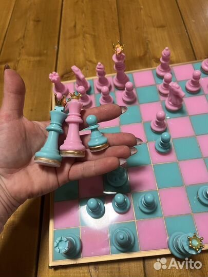 Шахматы ручной работы из эпоксидной смолы