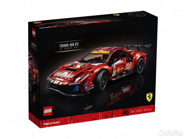 Конструктор lego Technic 42125 Ferrari 488 GTE 